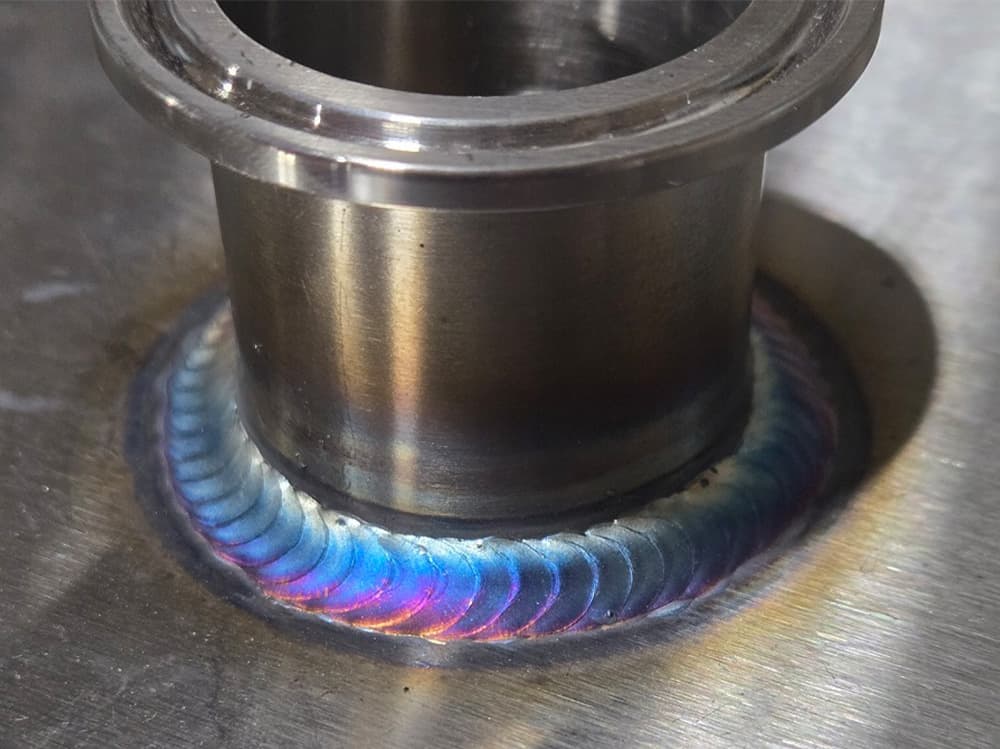 Sanitary TIG weld
