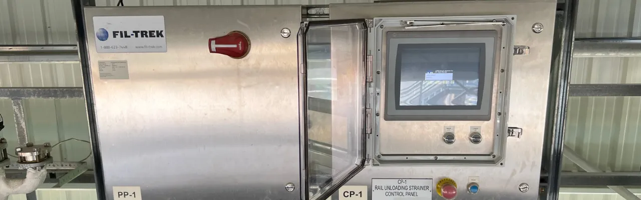 98P Automated Self Cleaning Plunger strainers Control Panel