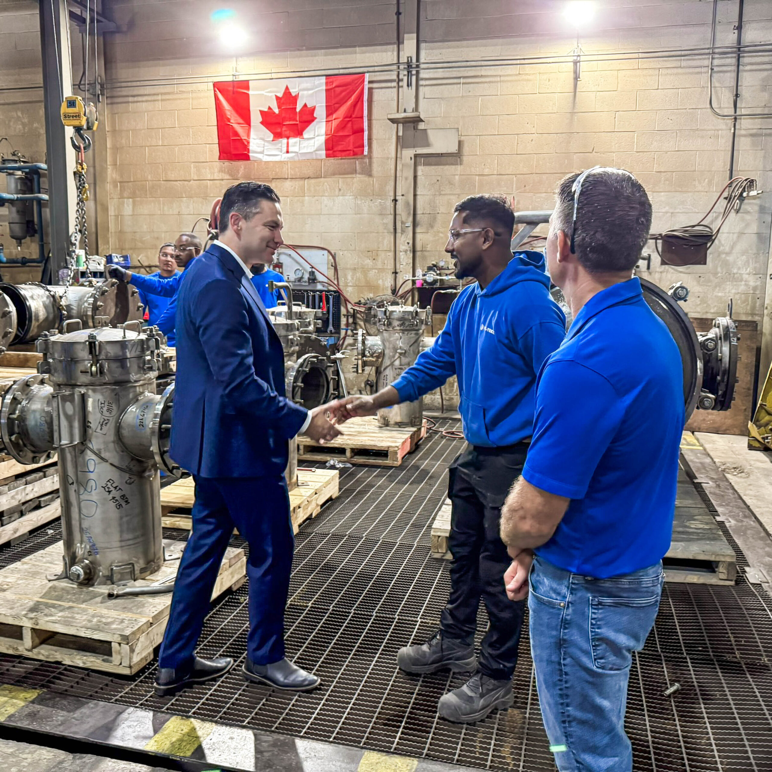 Featured image for “Pierre Poilievre Visits Fil-Trek to Discuss Growth and Showcase Canadian Manufacturing”